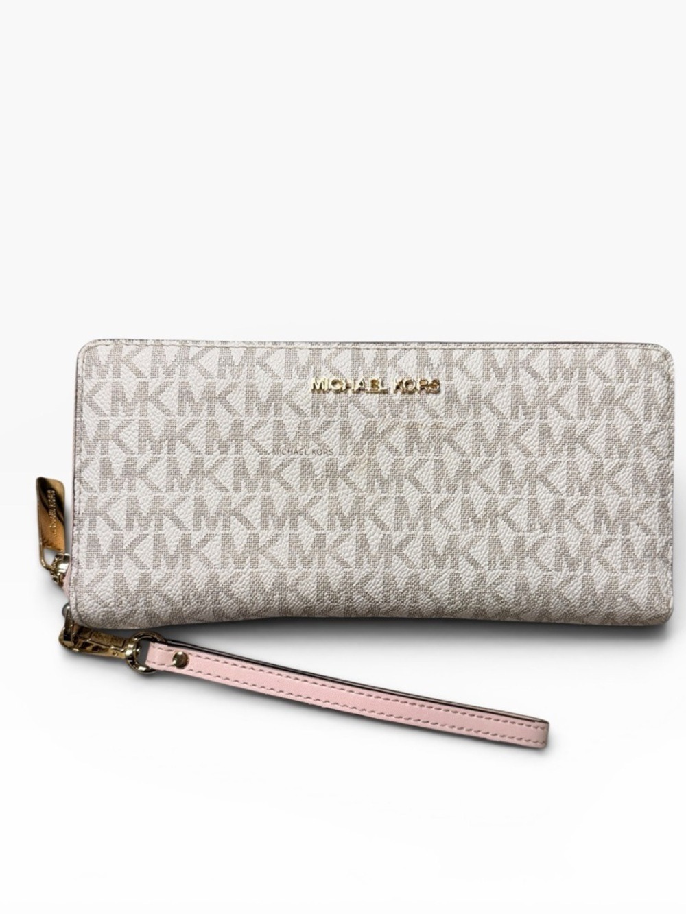 Michael Kors Jet Set Travel Continental Wallet Powder Blush